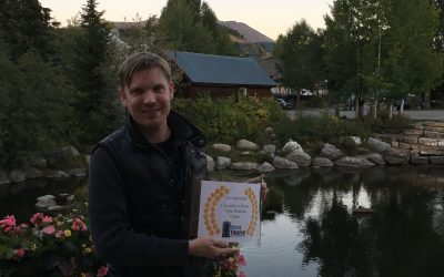 Hunter accepts “Creativity in Drama” award at Breckenridge Film Festival